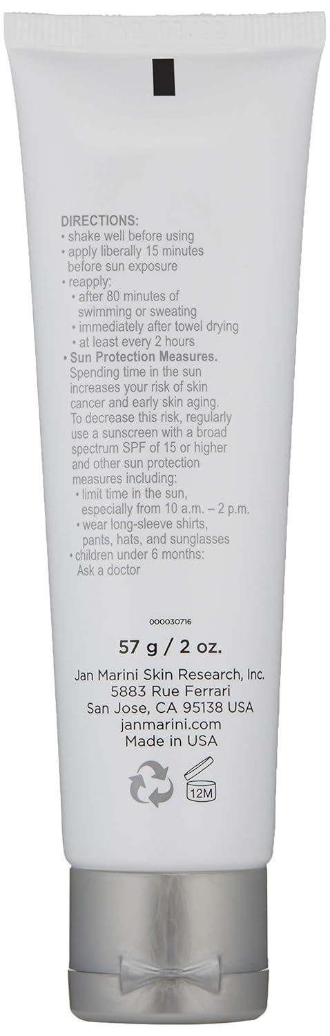 Jan Marini Skin Research Physical Protectant Tinted SPF 45 - Daily Face Protectant Product - Tinted SPF Facial Sunscreen - Sunscreen Aids Against Visible Wrinkles - Light to Medium Skin Tones - 2 oz