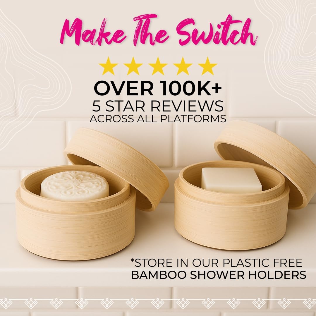 VIORI Coconut Bliss Advanced Repair and Moisturizing Conditioner Bar - Made with Rice Water and Vitamins for Hair Health - Handcrafted All Natural Conditioner Bar