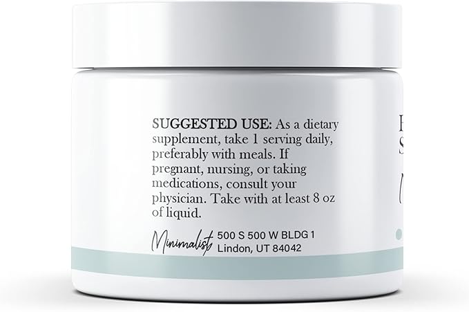 Minimalist Hyaluronic Acid (1.6 oz) Sodium Hyaluronate, Powder, Dietary Supplement