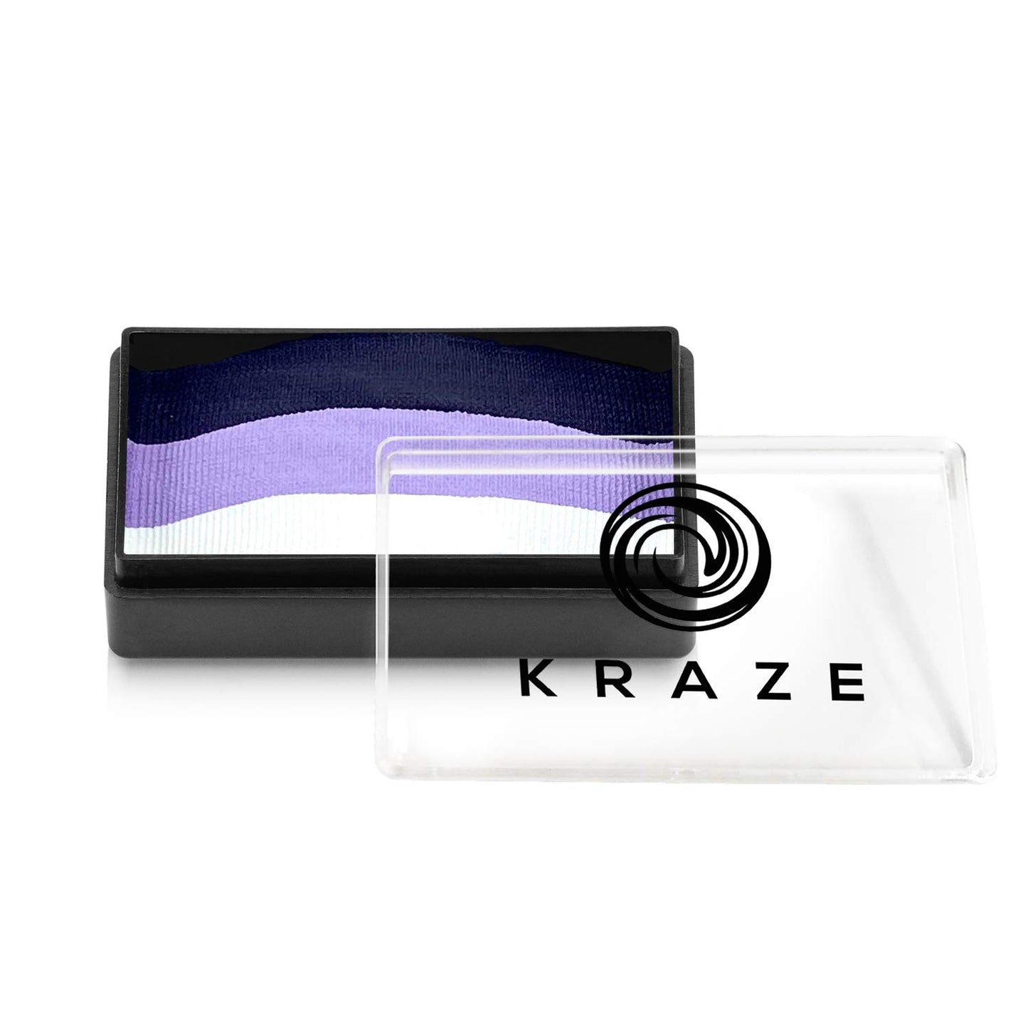 Kraze FX Dome Stroke - Orchid (25 gm), Professional 1-Stroke Split Cake, Hypoallergenic, Non-Toxic, Water Activated Face & Body Painting Makeup Supplies for Sensitive Skin, Kid Safe, Adults