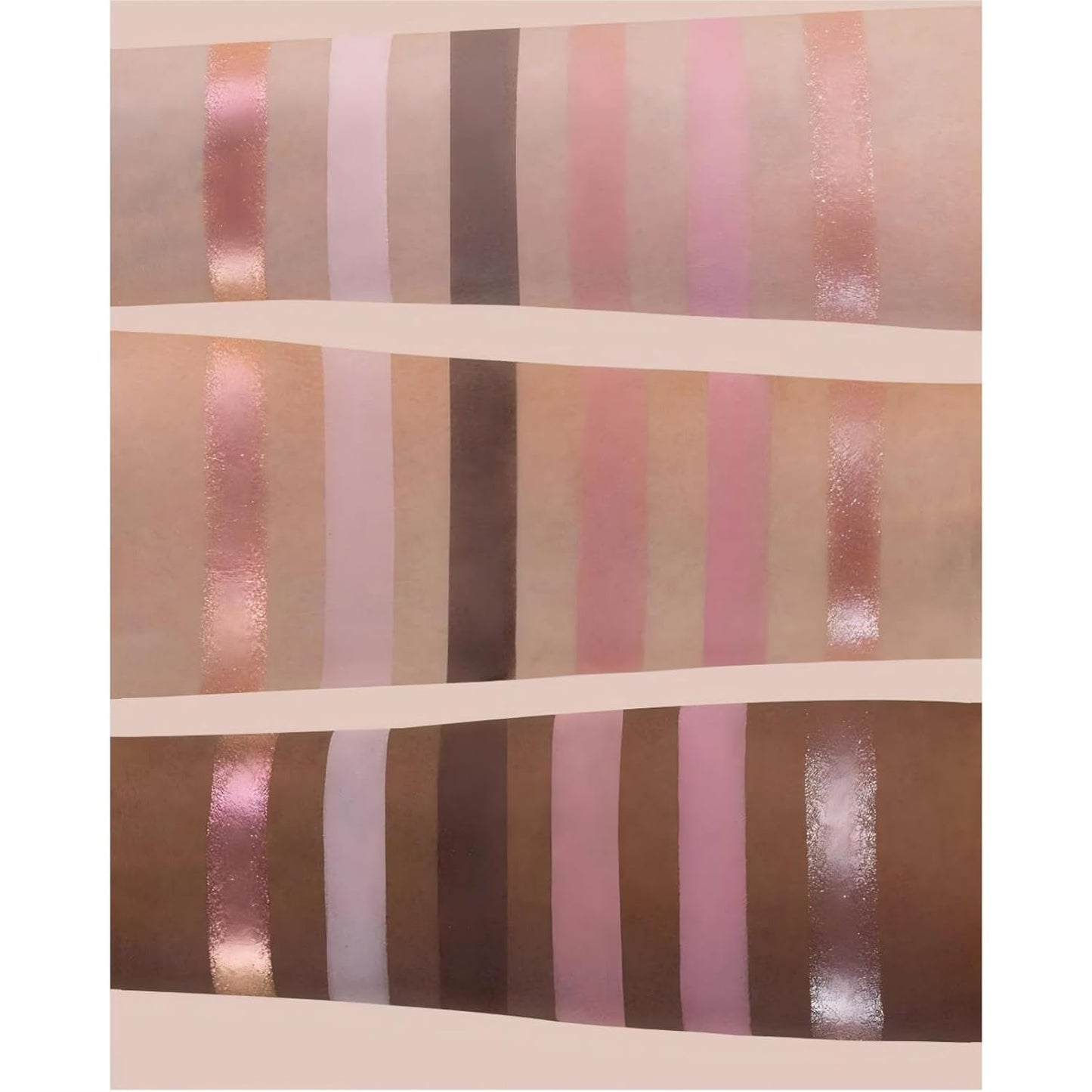 Flower Knows Swan Ballet Six-Color Makeup Palette,Eyeshadow,Blush,Highlighting & Contour All-in-One Face Makeup Palette with 4 Matte+2 Shimmer Pink Shades(03 Pink Swan,0.23 Oz)