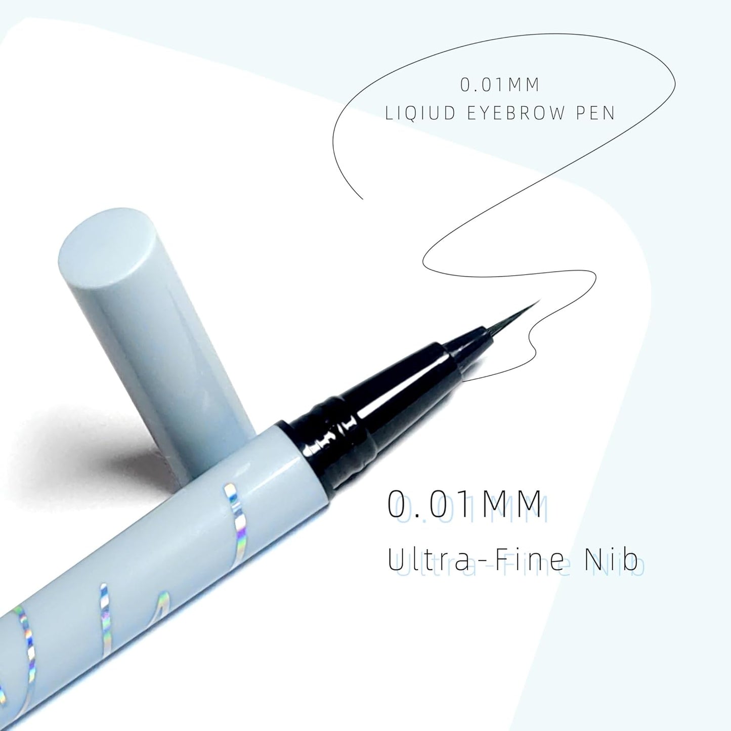 Ultra-fine Eyebrow Pen, Waterproof Lift & Snatch Liquid Eyebrow Pen, 5 Colors, Dark Brown, Long Lasting Smooth Soft Eye Brow Pen, Brown Eyeliner, Natural Eyebrow Tint Pen (5-Reddish Brown)