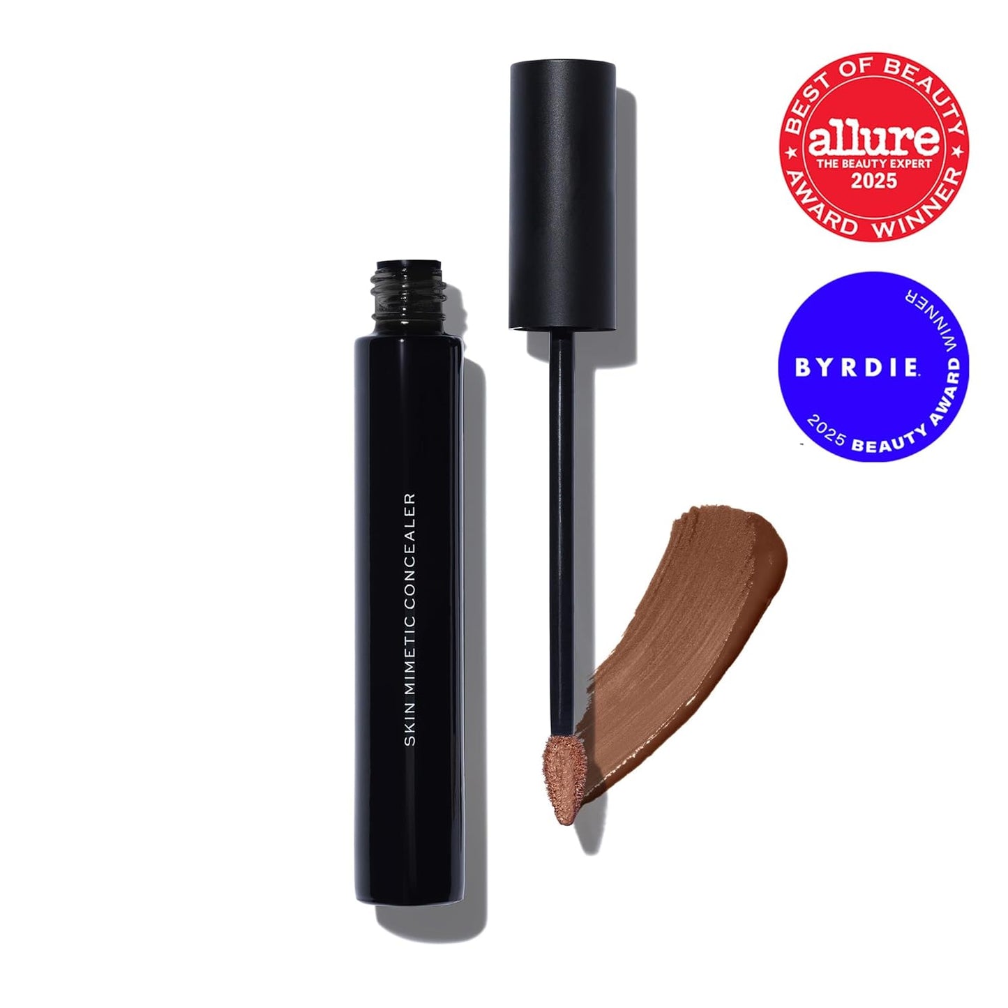 MAKE Beauty Skin Mimetic Concealer Buildable Medium Coverage Hydrating Concealer for Dark Circles Spot Concealing Brightening Crease-Free, Including Mature Skin. Radiant Finish. 17 Tan Deep Cool
