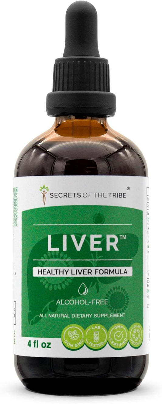 Liver Alcohol-FREE Extract, High-Potency Herbal Drops, 4 oz