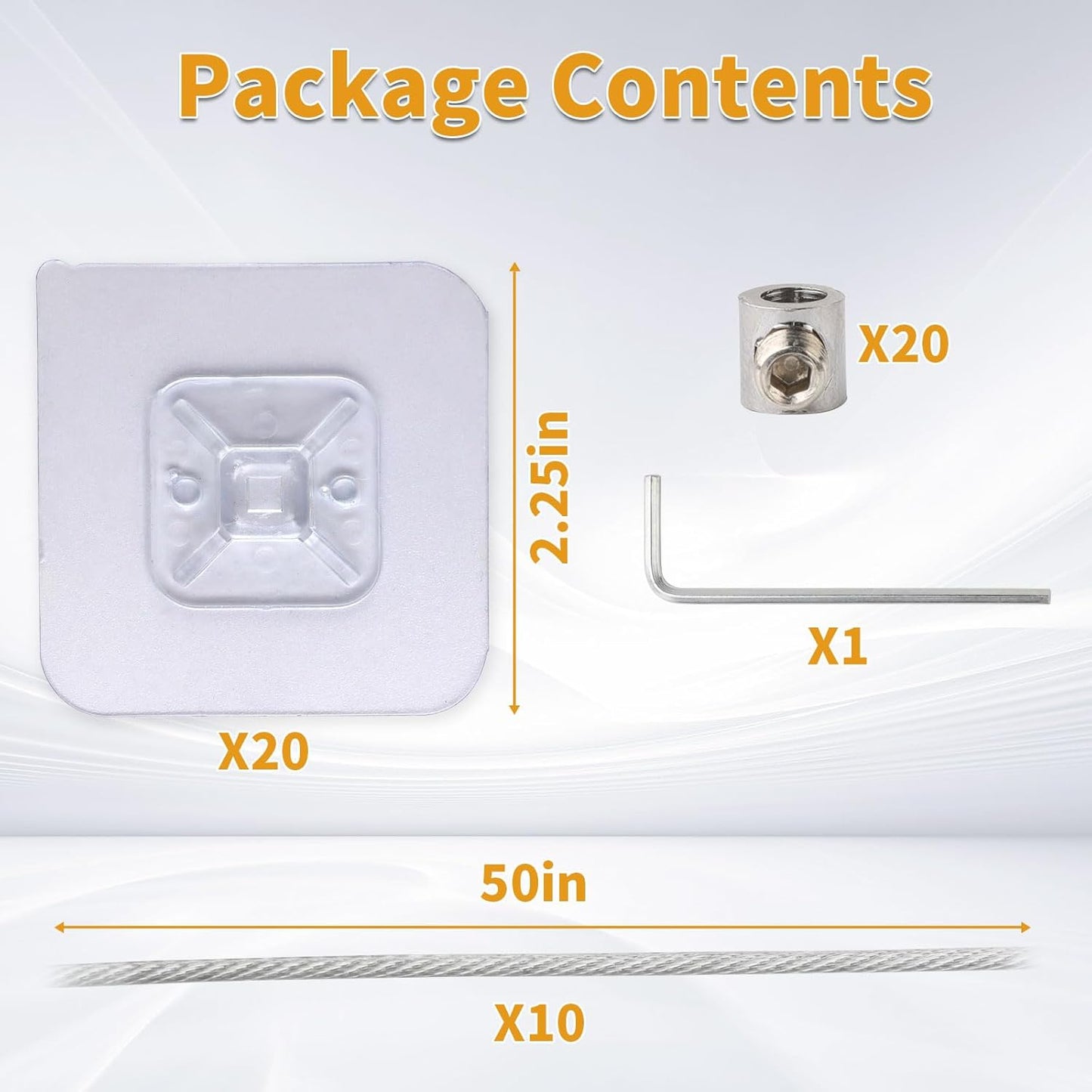 10 Packs Adjustable TV Safety Stainless Straps, No-Drill Adhesive Anti-Tip Furniture Anchors for Baby Proofing, for Fixing Flat-Screen TV, Dressers, Bookcases, Cabinets