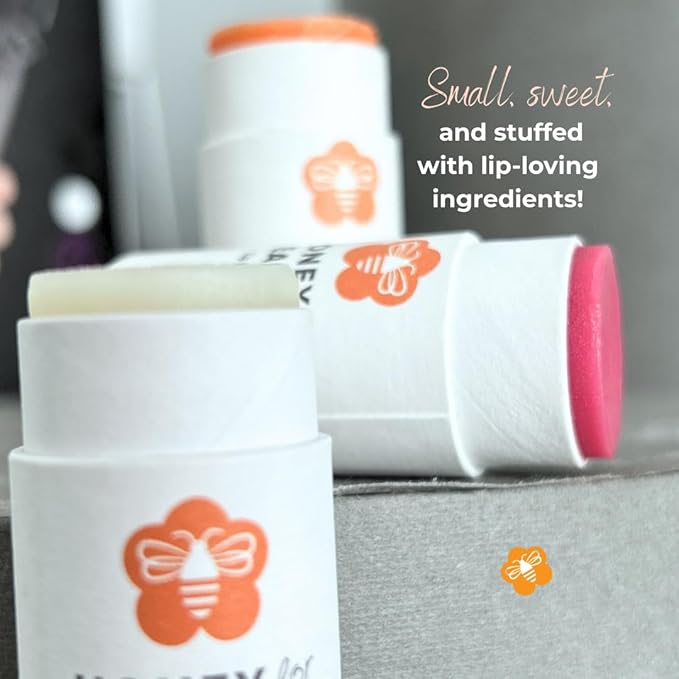 Ultra-Hydrating Formula Made with Manuka Honey 15+ UMF, Coconut Oil, Beeswax | 12+ Hour Moisture, Zero Waste Recyclable Tube | 0.25 oz / 7 gr (Natural)