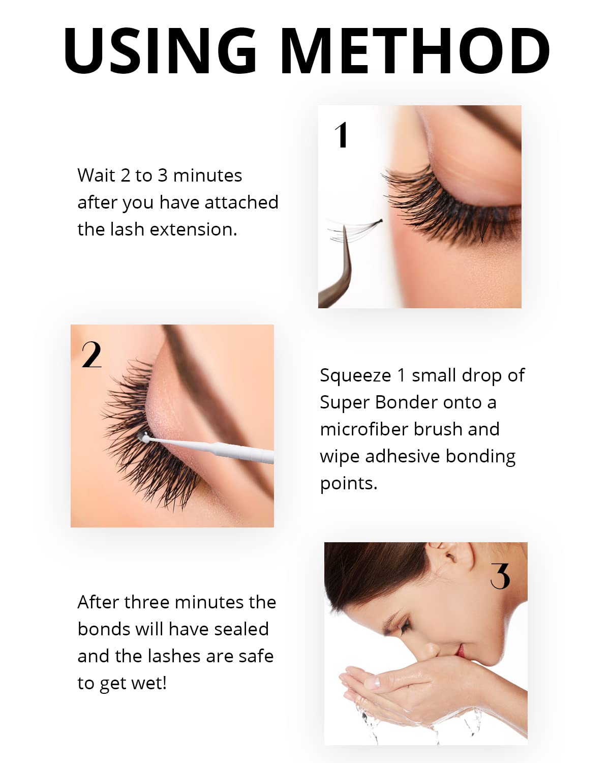 Lash Bonder for Eyelash Extensions, Lash Retention Sealant Eyelash Lash Glue Super Bonder for Lash Extensions Glue Accelerator Cure Solution Lash Extension Lash Super Bonder -15ML