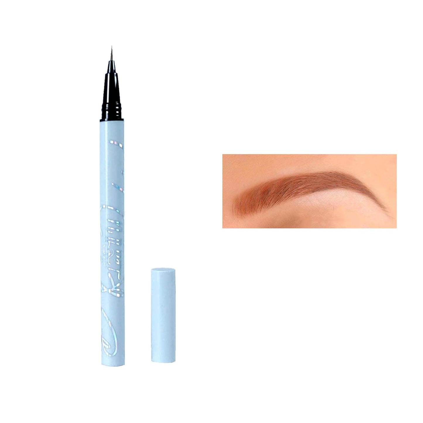 Ultra-fine Eyebrow Pen, Waterproof Lift & Snatch Liquid Eyebrow Pen, 5 Colors, Dark Brown, Long Lasting Smooth Soft Eye Brow Pen, Brown Eyeliner, Natural Eyebrow Tint Pen (5-Reddish Brown)