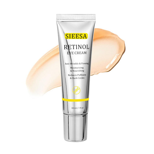 Retinol Eye Cream with Niacinamide, Hyaluronic Acid & Vitamin E – Hydrating Under Eye Cream for Visible Dark Circles, Wrinkle Appearance & Under-Eye Fullness, Anti Aging
