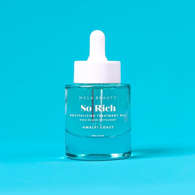 NCLA - So Rich Revitalizing Treatment Oil | Nutrient-Rich, Hydrating, Calming, Moisturizing | Multi-Purpose, Safe for Daily Use (Amalfi Coast) 30 mL / 1 fl oz