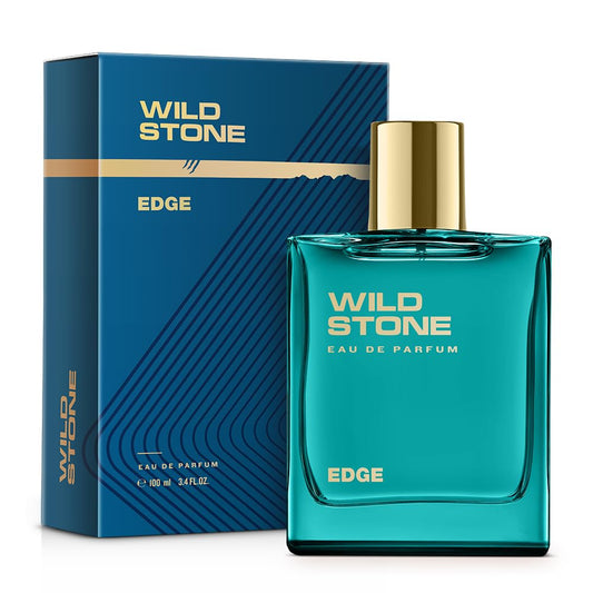 Wild Stone Edge Eau de Parfum for Men, 100 Ml | Long-lasting Eau De Parfum | Luxury Fragrances | Fragrance for Modern Lifestyle | Vegan | Clean Ingredients | Premium Scent For Men