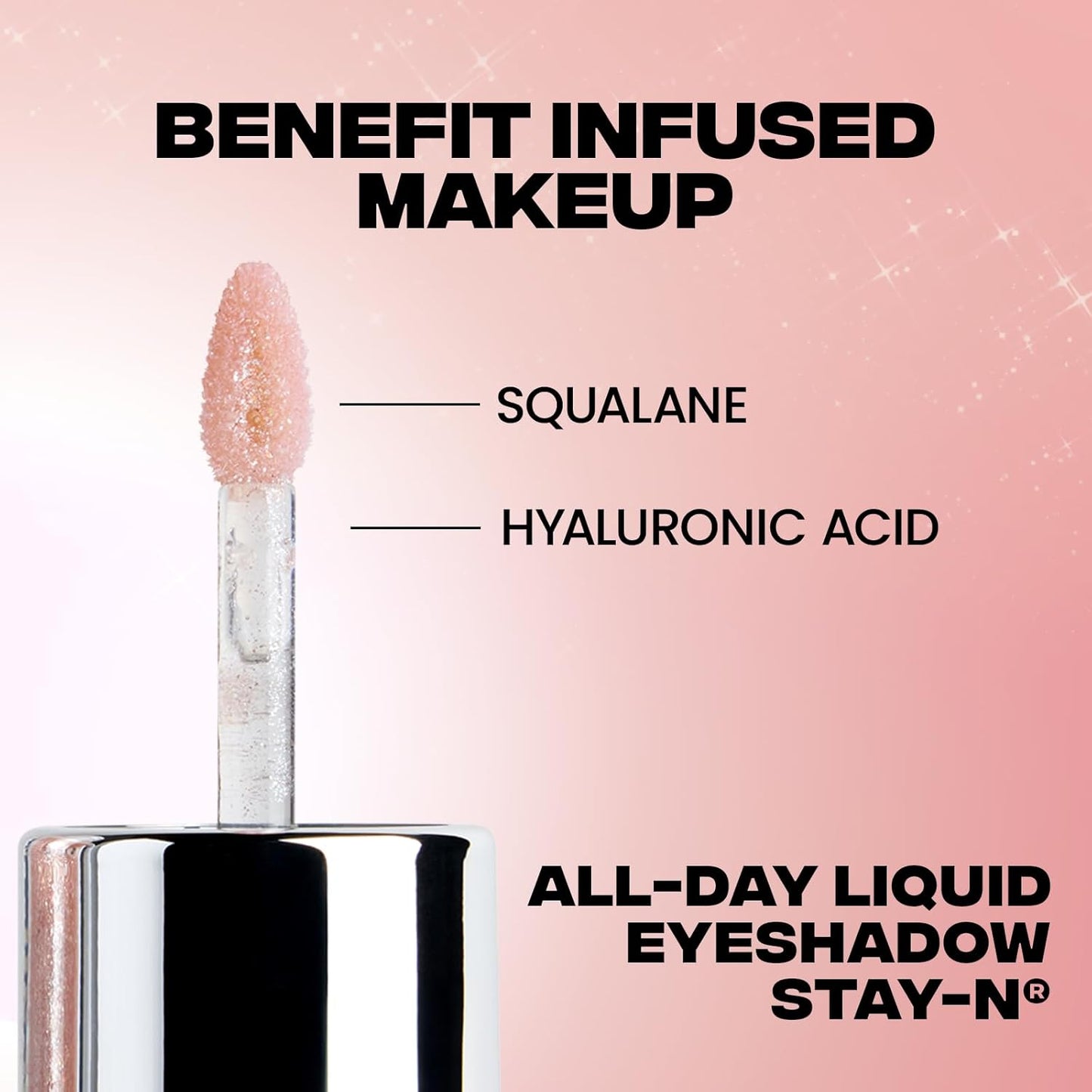 Sacheu Liquid Eyeshadow STAY-N Longwear Eye Makeup — Buildable Highly Pigmented & Blendable Eye Shadow Cream in Matte & Shimmer Finishes, Girly POP