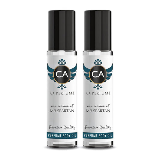 CA Perfume Impression of Mr. Savage for Men Eau De Parfum Aromatic Fougere Scent Long Lasting Cologne for Men Travel Size TSA Ready for Day and Night Wear 0.33 Fl Oz 10ml (Pack of 2)