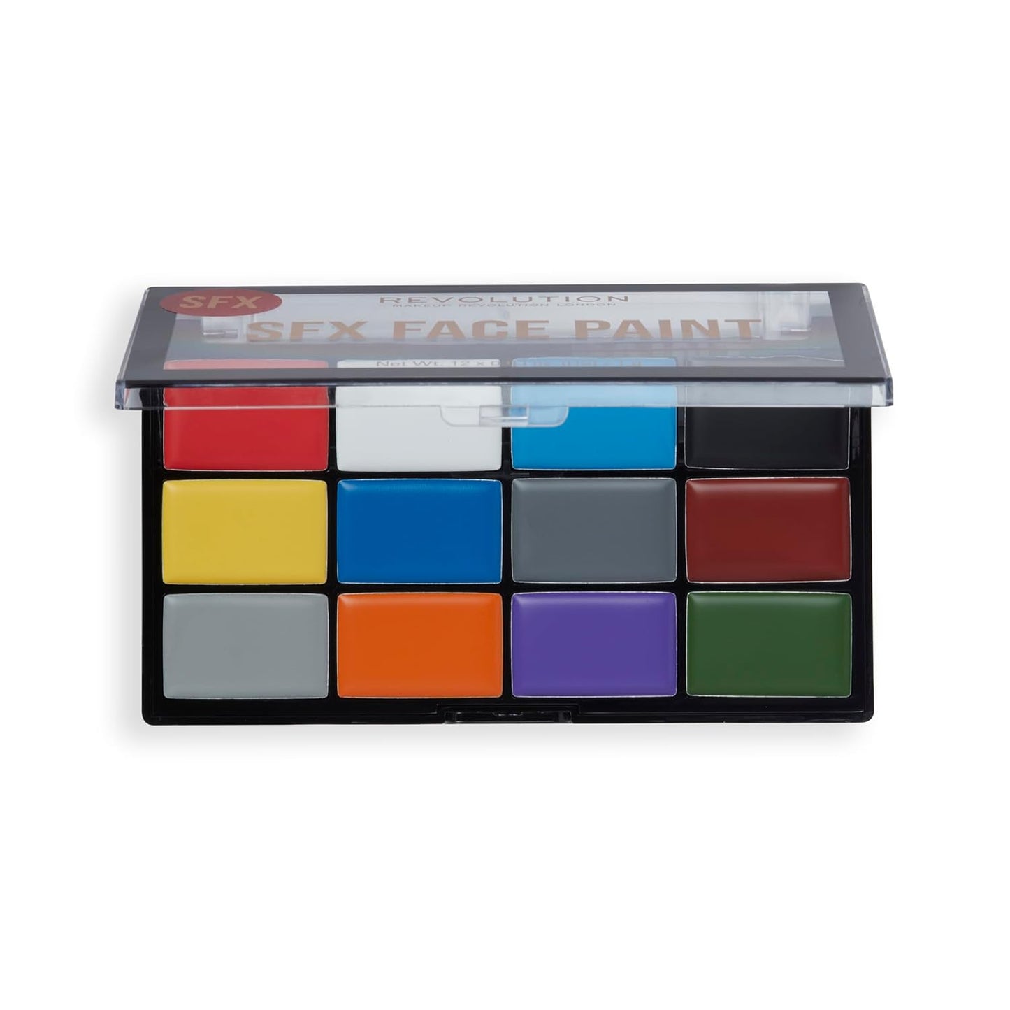 Revolution, Creator SFX Face Paint Palette, 12 Blendable & Buildable Creams, Special Effects Halloween Face Paint Costume Makeup, Vegan & Cruelty-Free