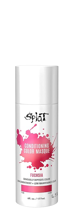 Splat Hair Color Conditioning Masque (6oz) (Fuchsia)