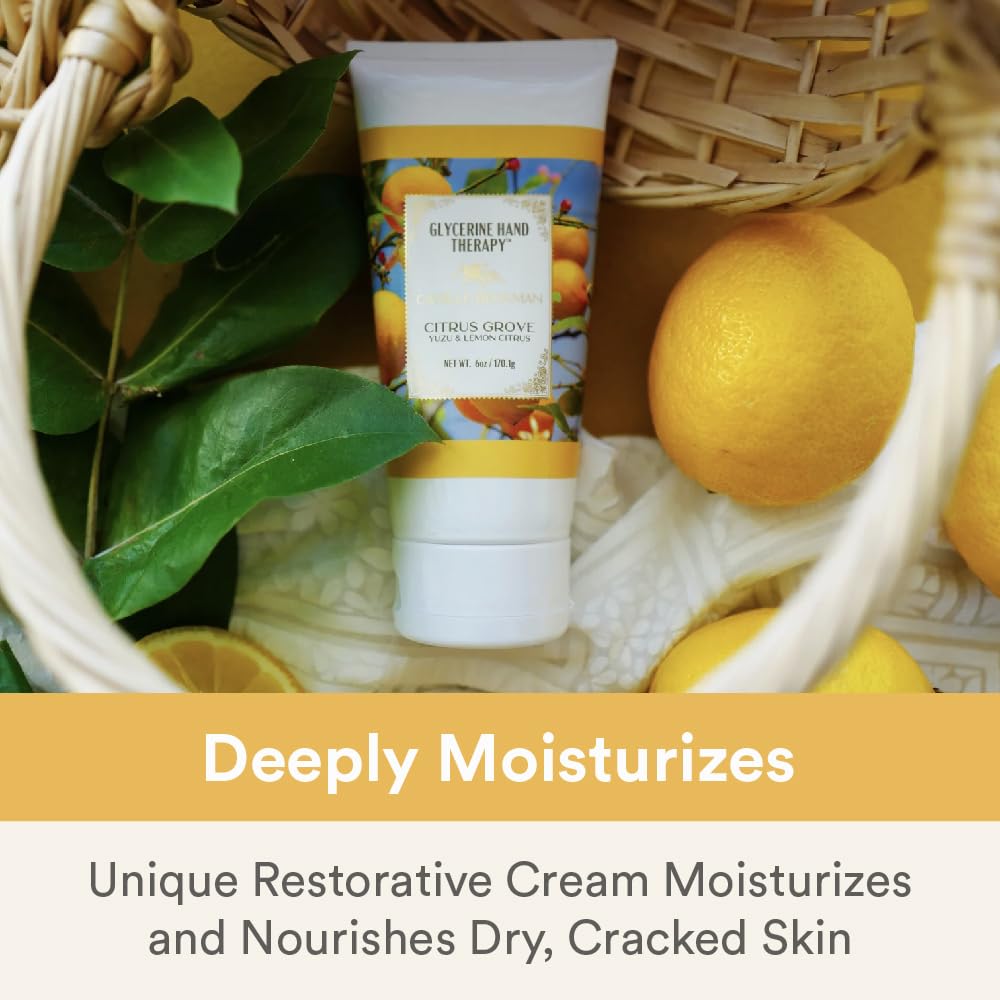Camille Beckman Glycerine Hand Therapy Cream, Citrus Grove Scent, 1.35 Ounce