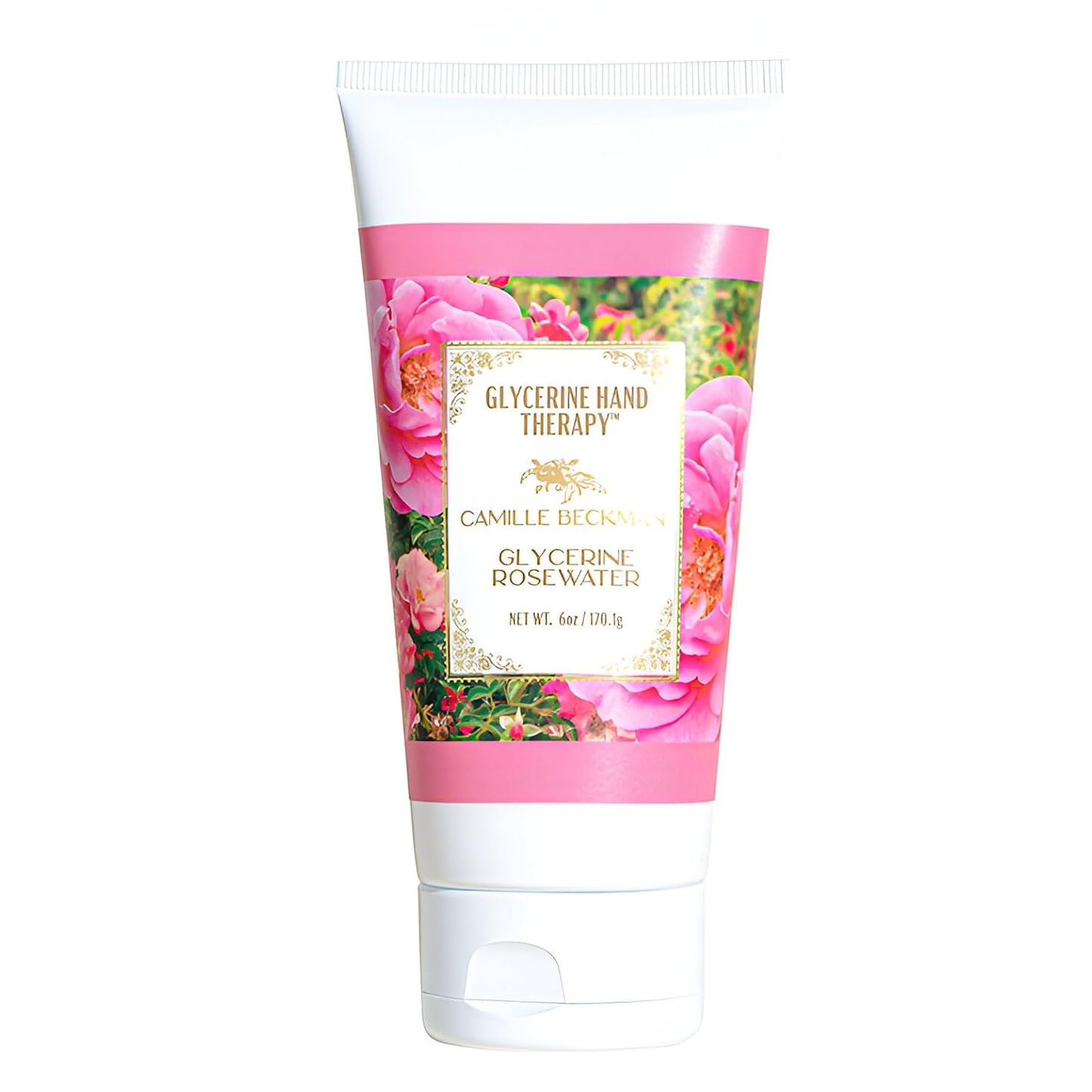 Camille Beckman Glycerine Hand Therapy Cream, Glycerine Rosewater, 6 Ounce