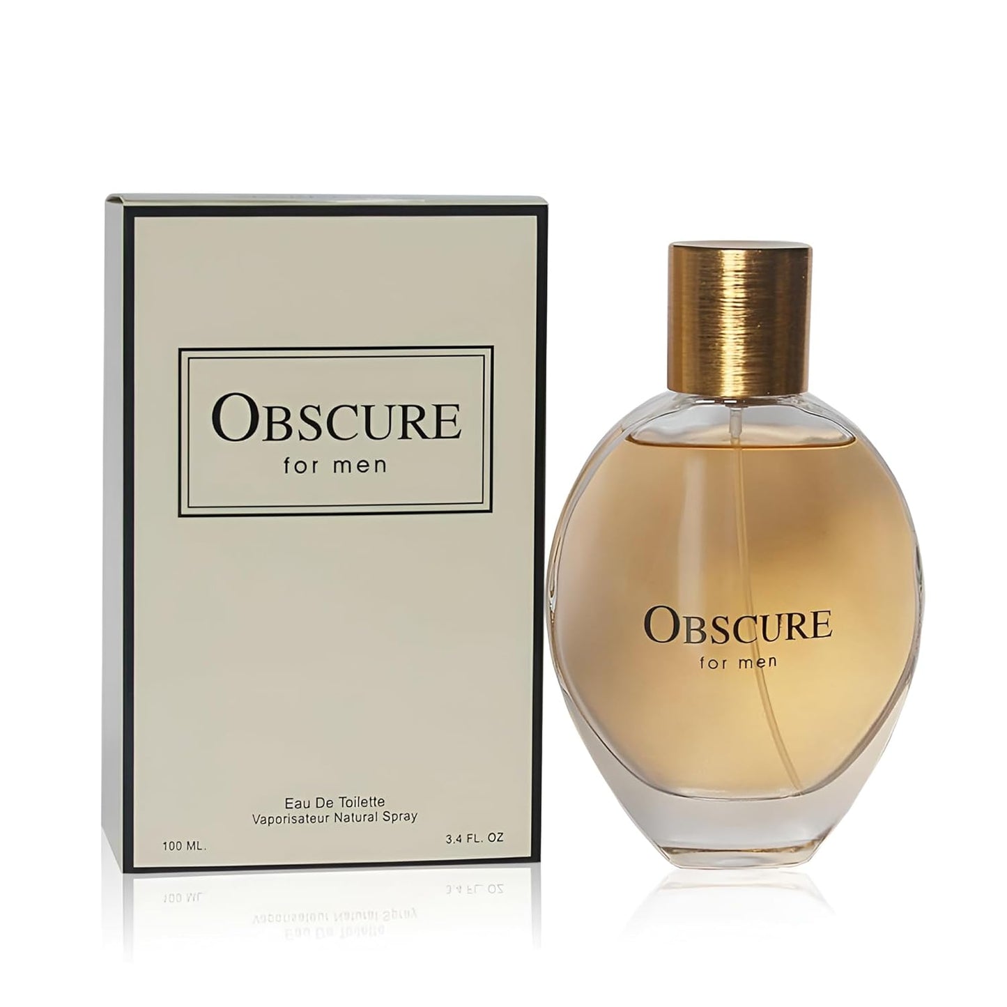 Obscure Cologne for Men, Eau de Toilette Natural Spray, Wonderful Fragrance Gift, Signature Scent, Daytime & Casual Use, 3.4 Fluid Ounce/100 Ml