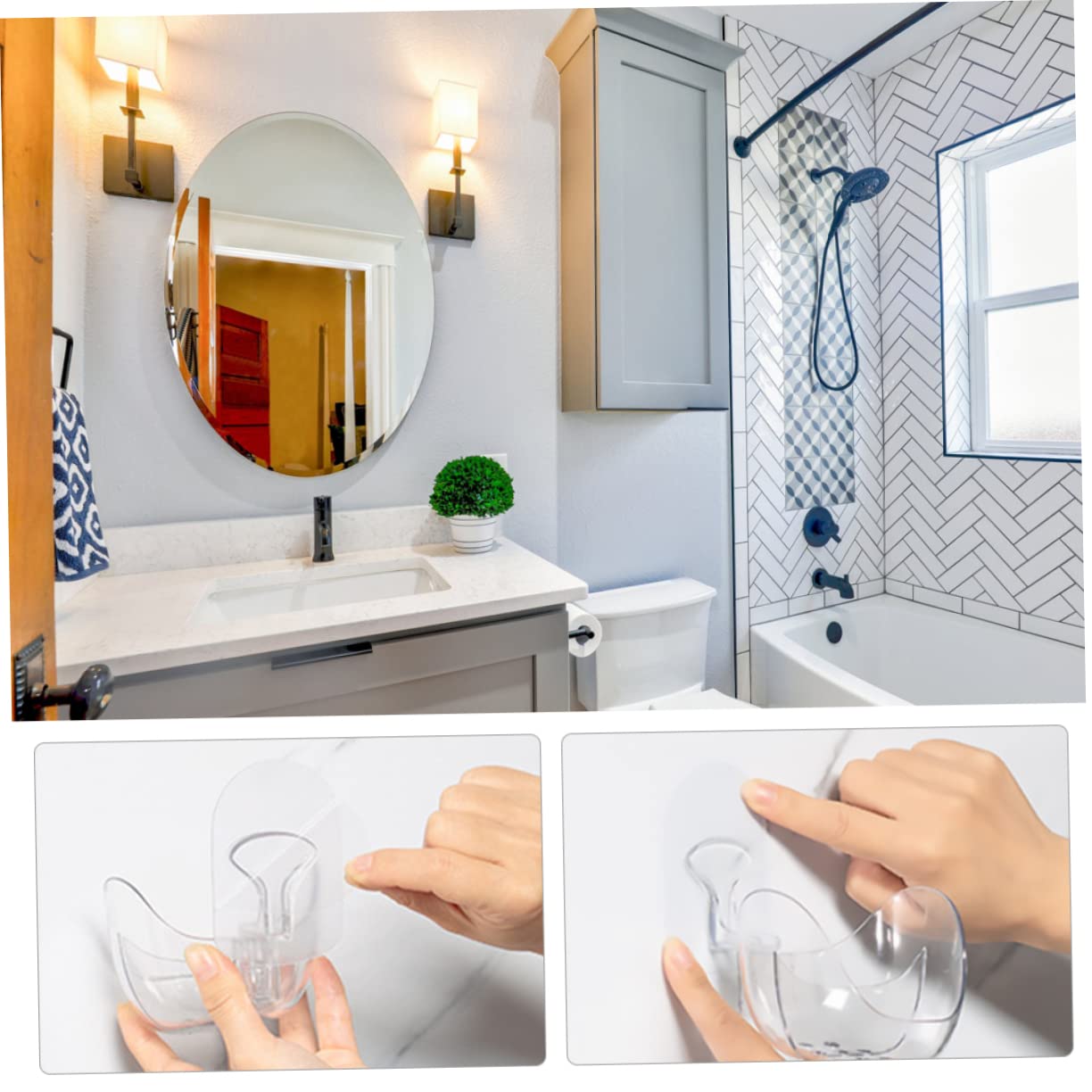 2pcs Powder Puff Holder Stylish Makeup Sponge Storage Racks for Easy Access and Drying for Bathroom and Vanity Organization