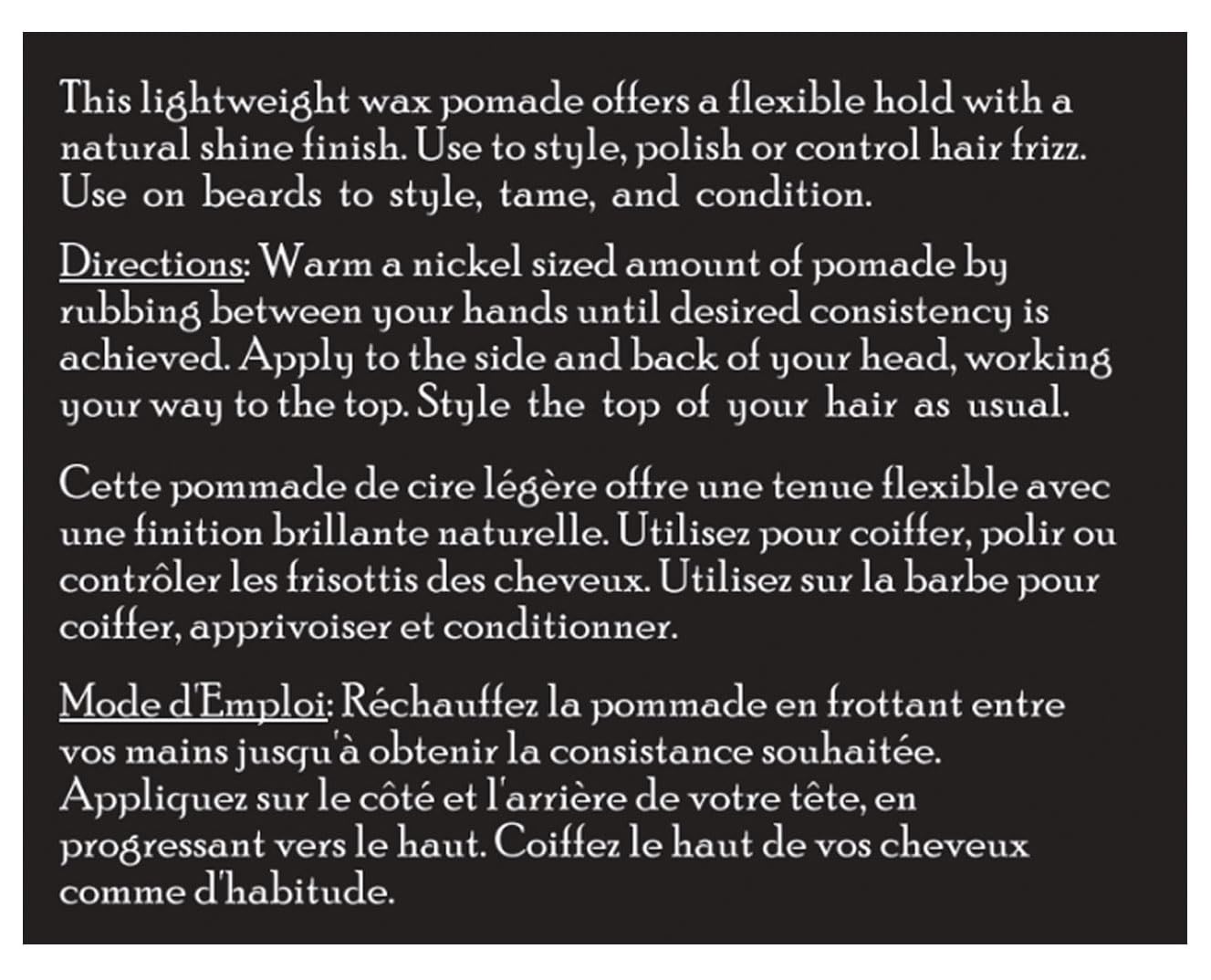 Brickell Men's Products Flexible Hold Wax Pomade for Men, Natural and Organic Irritation Free Natural Shine Hair Styling Product, 2 Ounce, Scented