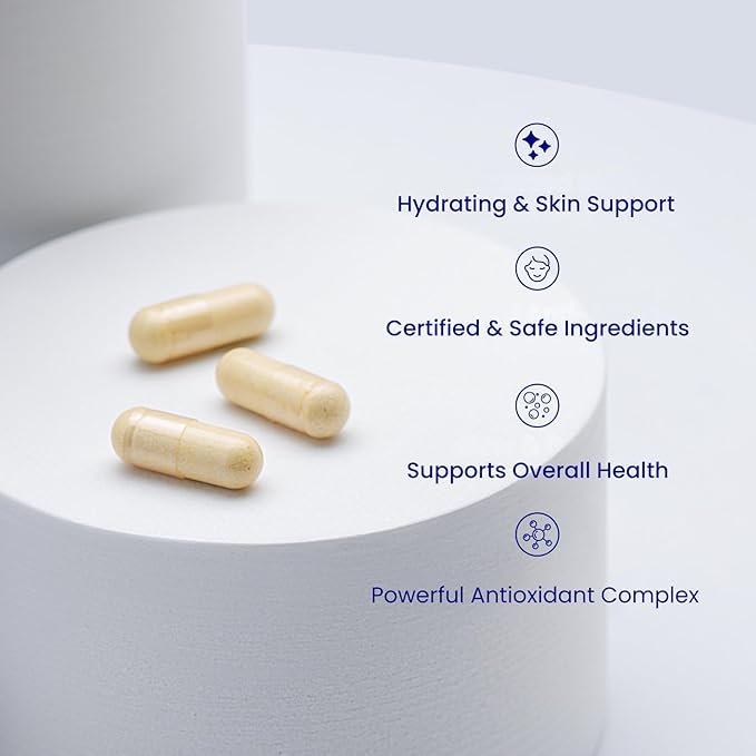 Relumins L-Glutathione Complex 1650mg - Antioxidant Support with Alpha Lipoic Acid, NAC, L-Methionine, Vitamin E - Halal & cGMP Certified, Skin Health Supplement - 90 Vegetarian Capsules x 3 Bottles