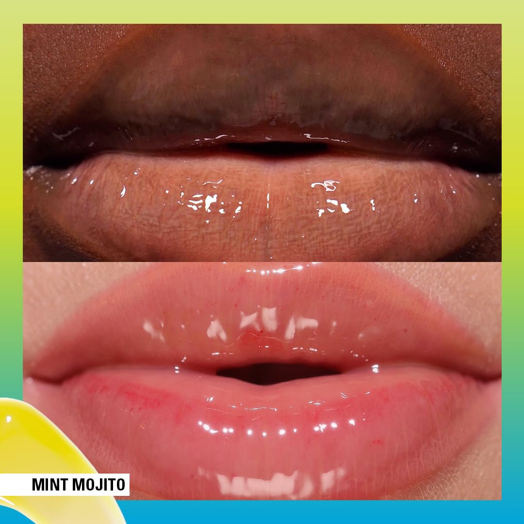 Revolution, Juicy Peptide Lip Balm, Hydrating & Nourishing Formula with Peptides, Squalane & Vitamin E, Vegan & Cruelty-Free, Mint Mojito Green, 0.27 fl oz