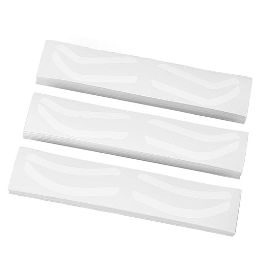 ZJchao Eyebrow Shaping Stencils, Disposable Eyebrow Stickers for Symmetrical Brow Shape, 150 Sheets (50 A, 50 B, 50 C) with Adhesive for Designer, Eyebrow Tint Template Sticker