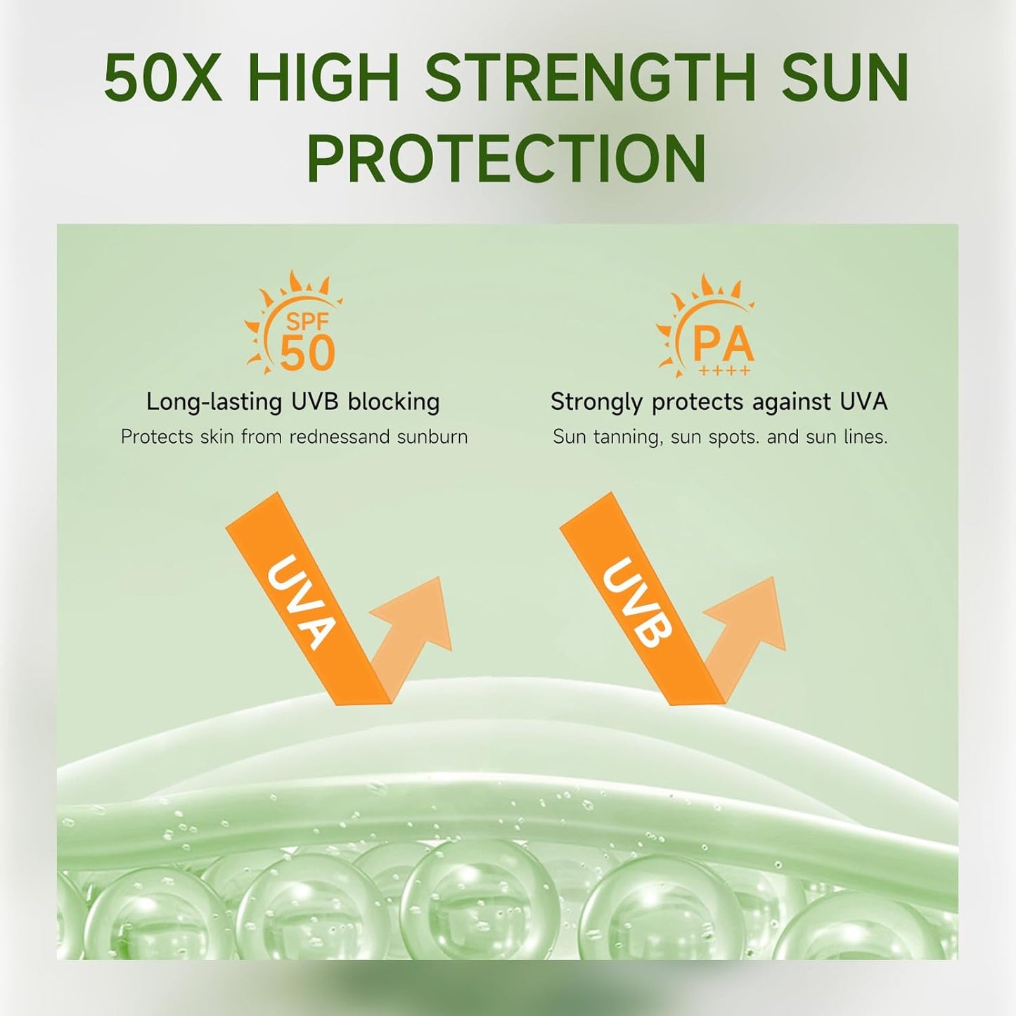 Sunscreen Stick SPF PA50++++ Centella Sunscreen Korean Sunscreen Stick Soothing Moisture Matte Sun Stick for Face & Body Non Greasy, No White Cast