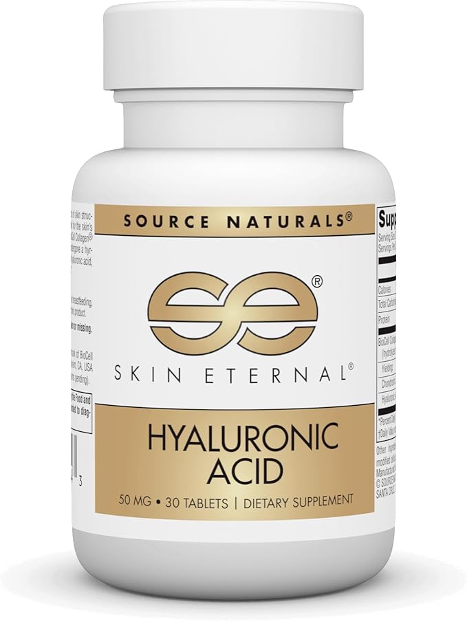 Source Naturals Skin Eternal Hyaluronic Acid, 50mg - 30 Tablets