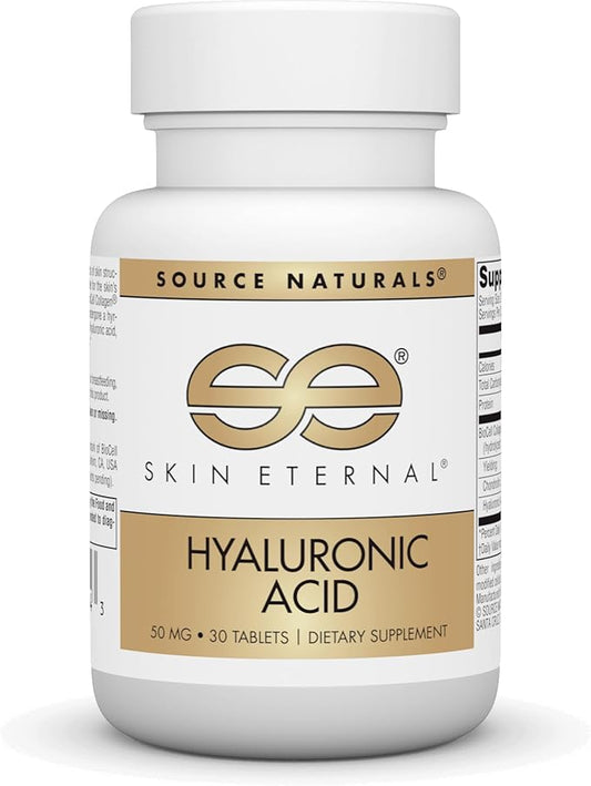 Source Naturals Skin Eternal Hyaluronic Acid, 50mg - 30 Tablets