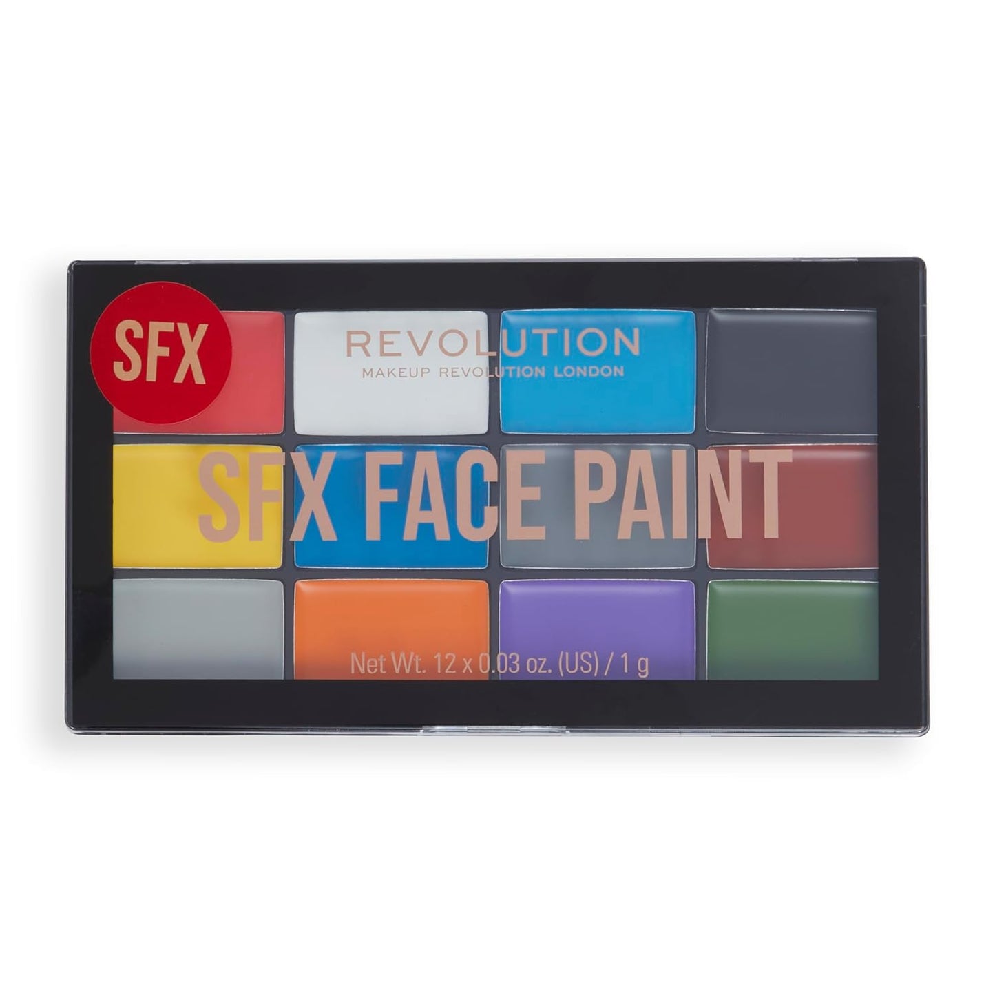 Revolution, Creator SFX Face Paint Palette, 12 Blendable & Buildable Creams, Special Effects Halloween Face Paint Costume Makeup, Vegan & Cruelty-Free