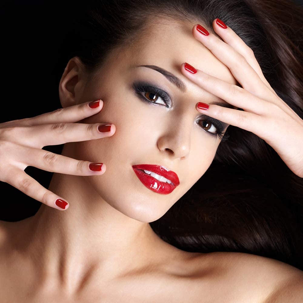 Karma Organic Natural Non toxic Nail polish - Vegan and Cruelty Free Nail Paint for Nail Art - Fast Drying Nail Polish for Women - Long Lasting Nail Polish (Texas Red)