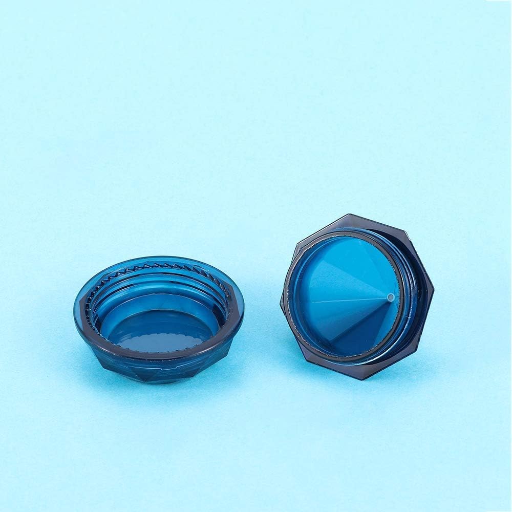 50 Pack 5 Gram5 ML Empty Clear Jars Diamond shaped Plastic Cosmetic Jars Makeup Samples Pot with Lids Trial Case Refillable Cosmetics Cream Box for Lotion Lip Balm Eyeshadow Nails (Royal