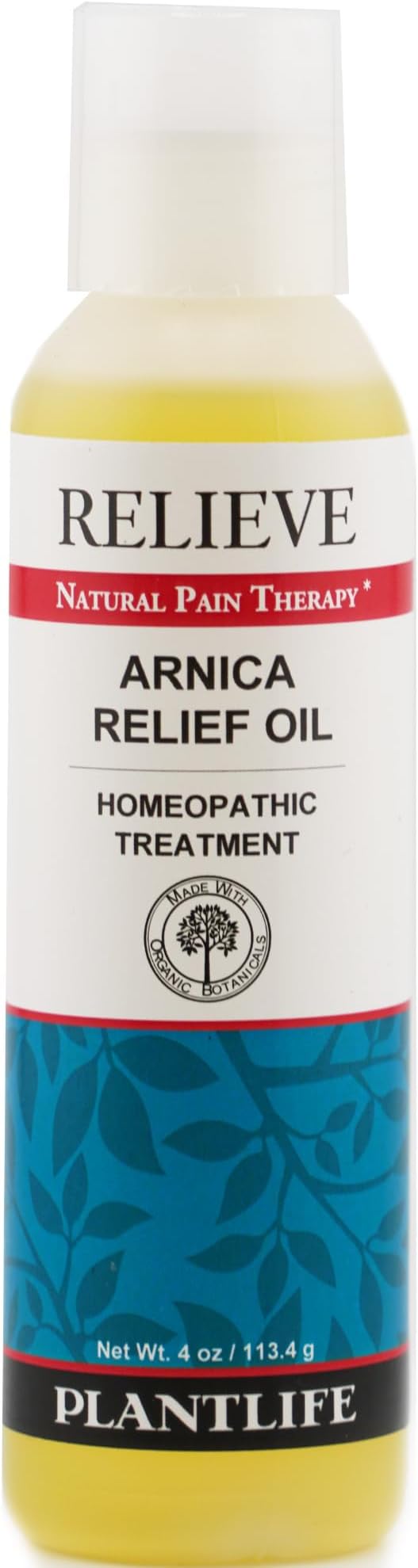 Plantlife Arnica Relieve Oil - Relieve Products are a Homeopathic Solution for Everyday Use - Works Quickly and Effectively - Made in California