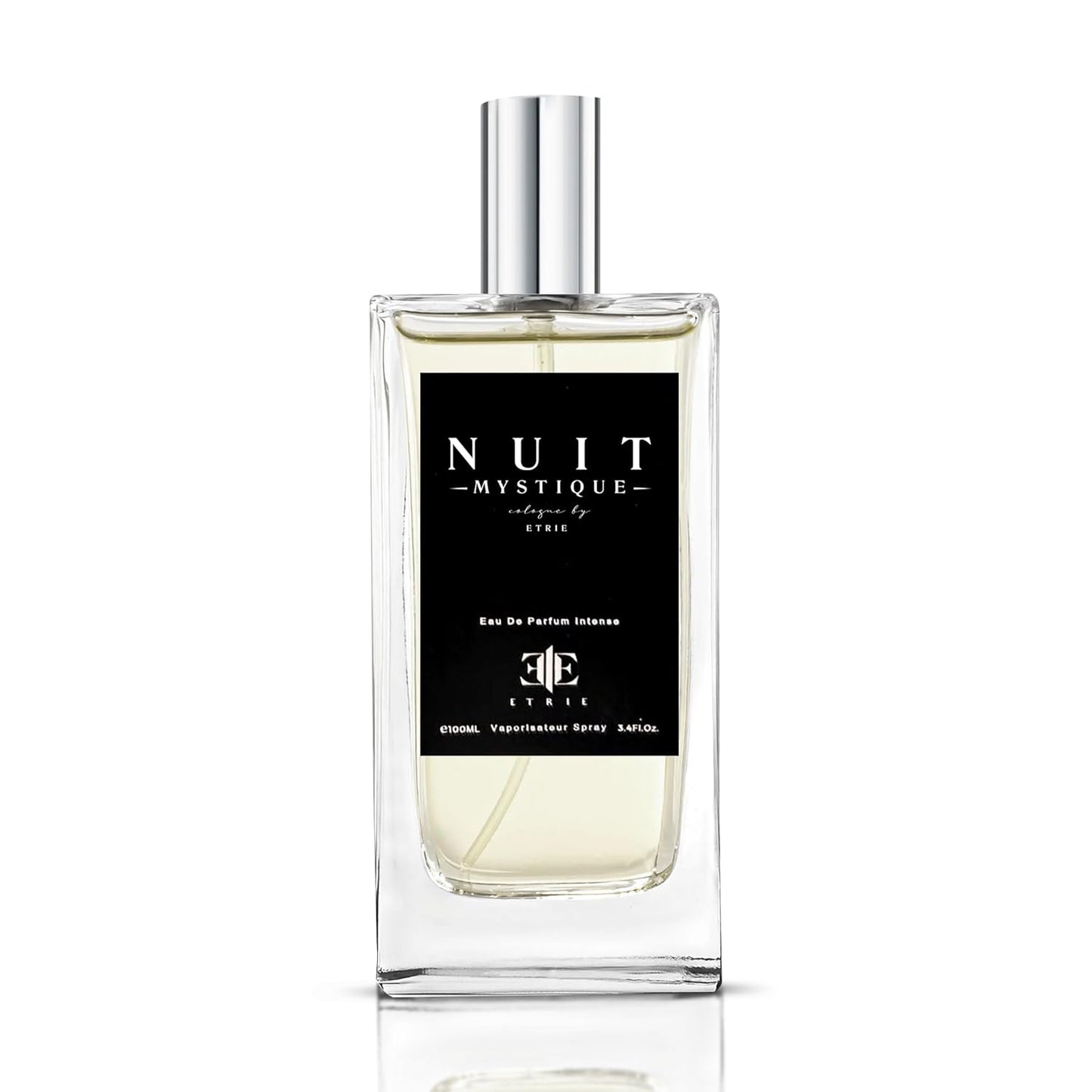 Nuit Mystique Men's Cologne Eau De Parfum 3.4 Fl Oz - Captivating Midnight Mystery & Sophisticated Scent - Long-Lasting Fragrance for Men - Ideal Gift for Him