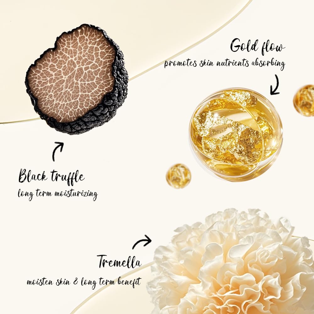 CATKIN Face Makeup Primer Base Ultra Hydrating Essense Natural Glow Finish for Dry Skin Blur Pores Infused with Black Truffle Serum & Hyaluronic acid Translucent Oil Free Formula