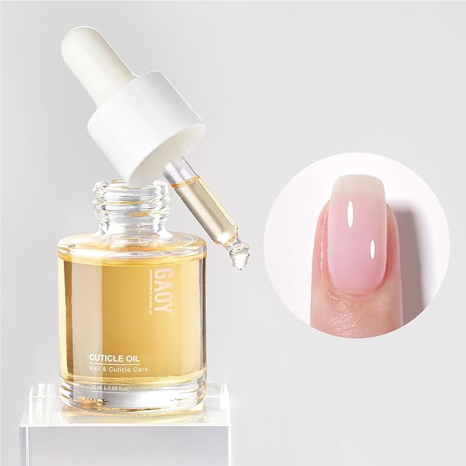 GAOY Cuticle Oil, 20ml Cuticle Care Strengthener Oil, Repair for Damaged Nails, Moisturizing to Promote Nail Growth
