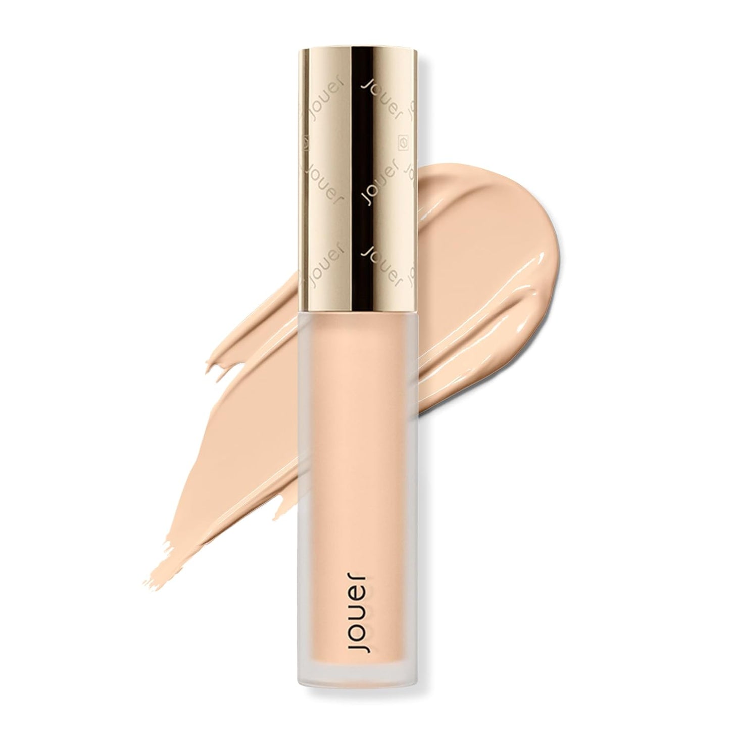 Jouer Essential High Coverage Liquid Concealer - Brightening Concealer - Color Corrector for Under Eye Dark Circles, Spot Coverage, and Eye Primer - Soft Matte Finish, Wheat