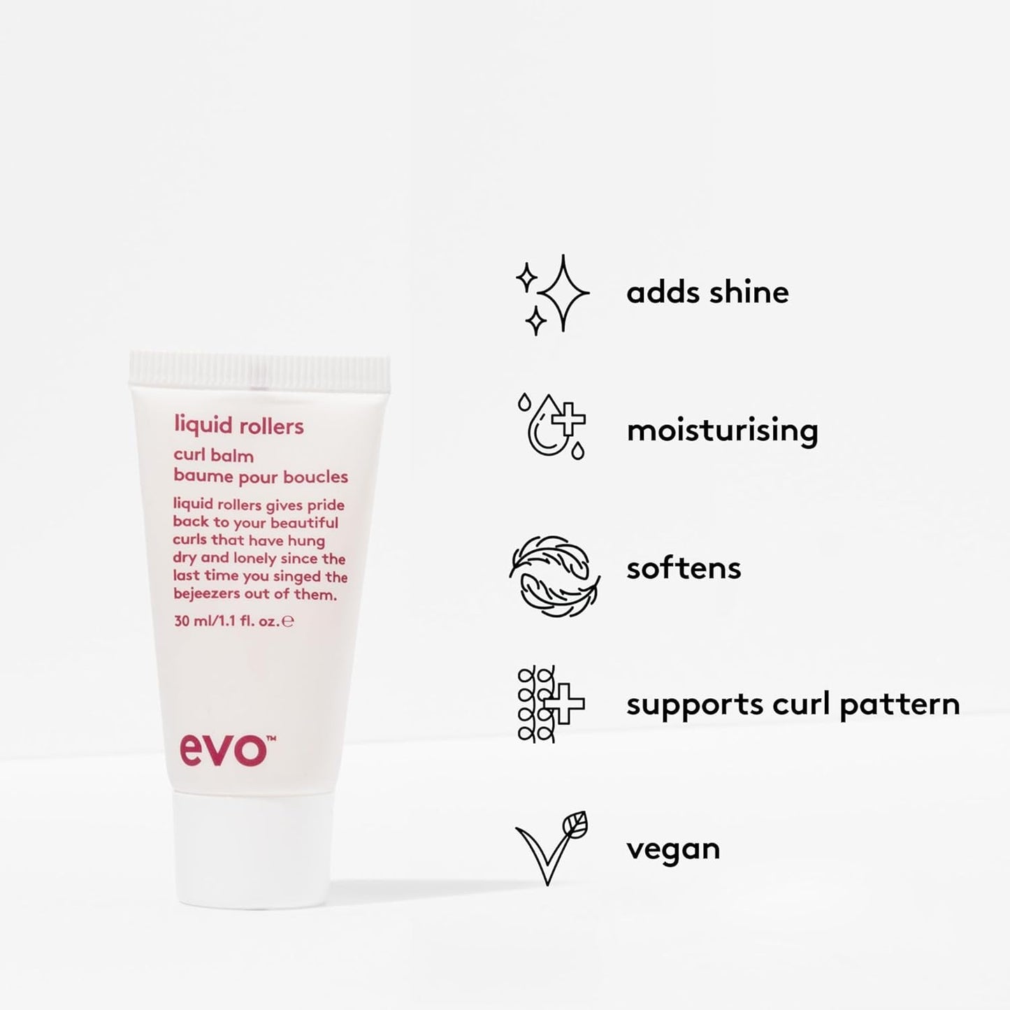 Evo Curl Haircare Gift Set, Includes Shampoo, Curl Balm, Curl Definer and Curl Treatment