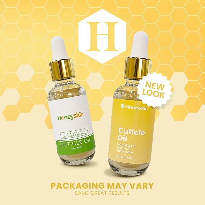 Cuticle Oil for Nails with Manuka Oil - Essential Oil for Nail Strengthener and Growth - Nail Oil Cuticle for Nail Treatment for Damaged Nails and cuticle Softener for Nails - 2 fl oz