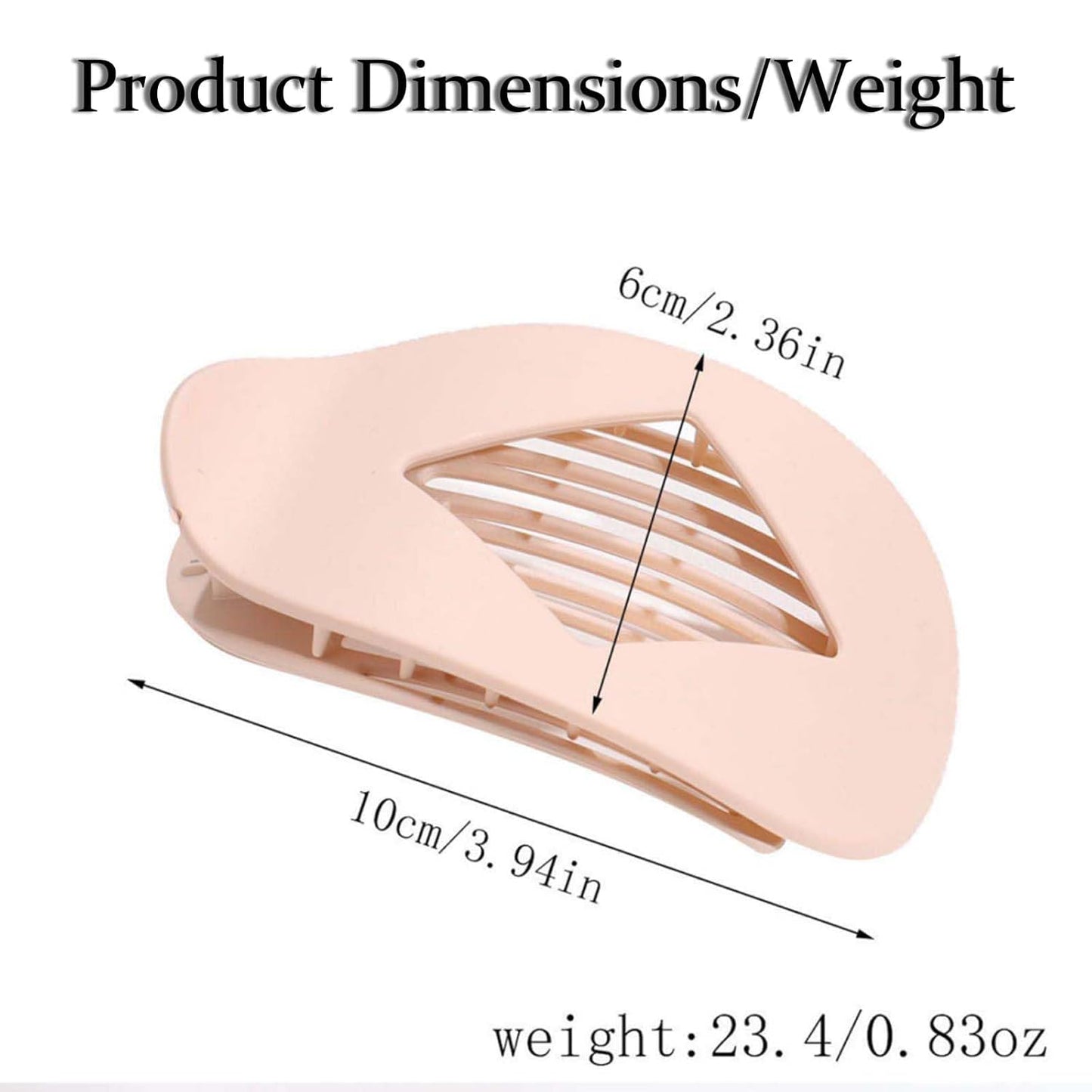 Matte Duckbill Hair Clips, Simple Elegant Duckbill Hairpin, Minimalist Geometric Hair Clip Made of Premium ABS Resin, Lightweight & Durable, Perfect for Office, Travel & Daily Wear (Set B)