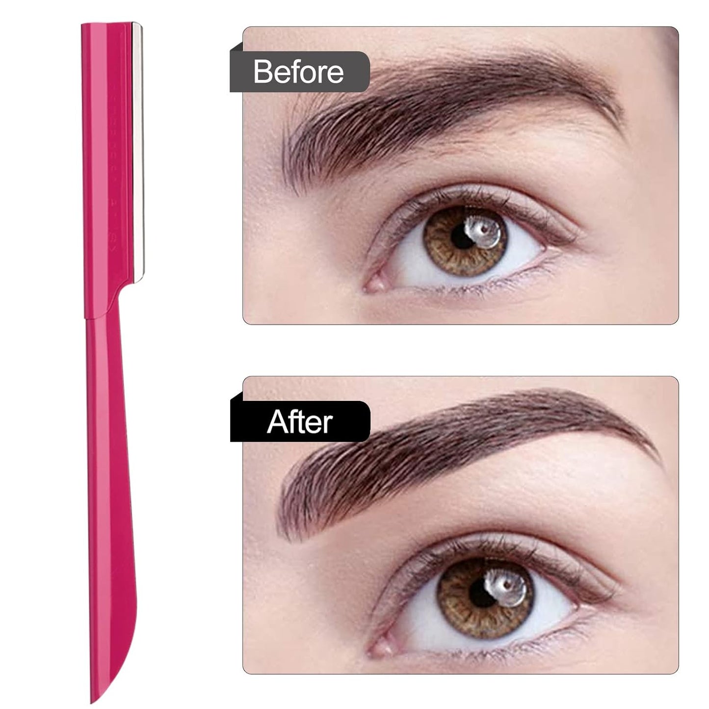 Eyebrow Razor, S.T. Friends 10Pcs Face Razor for Women Exfoliating Dermaplaning Tool, Dermaplane Razor Peach Fuzz Removal, Eyebrow Shaper Trimmer Facial Shaver Help Exfoliate and Smooth the Skin