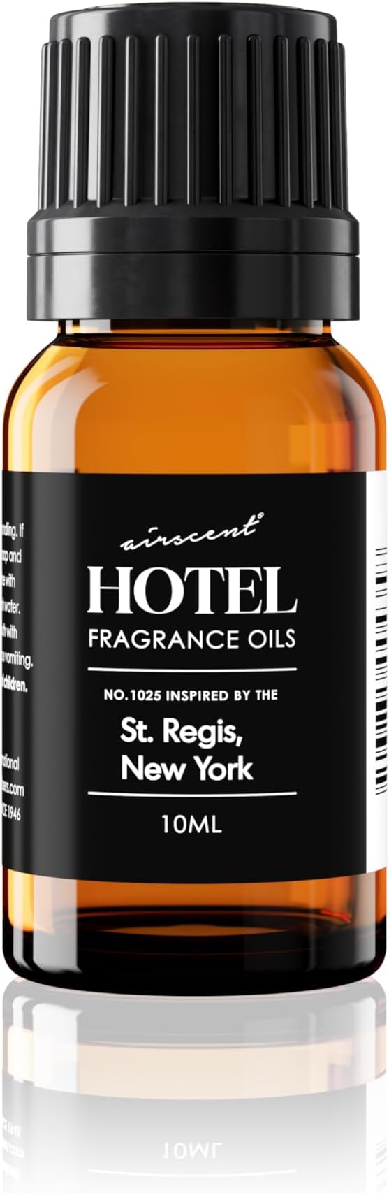 AirScent Hotel Diffuser Oil Inspired by The St. Regis Hotel Scent - Premium Fragrance Oil No. 1025 for Ultrasonic and Waterless Diffusers and Crafting - 10 mL, 0.34 fl oz Glass Bottle with Dropper