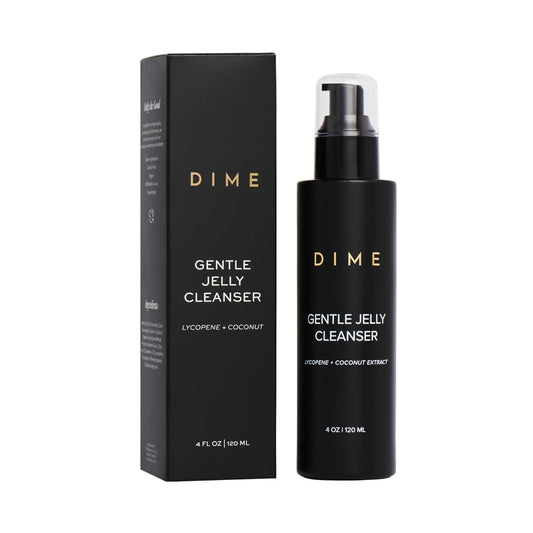 DIME Beauty Gentle Jelly Cleanser, Hydrating Facial Cleanser and Makeup Remover with Vitamin E, Face Wash for Sensitive Skin, 4 oz (120 ml)