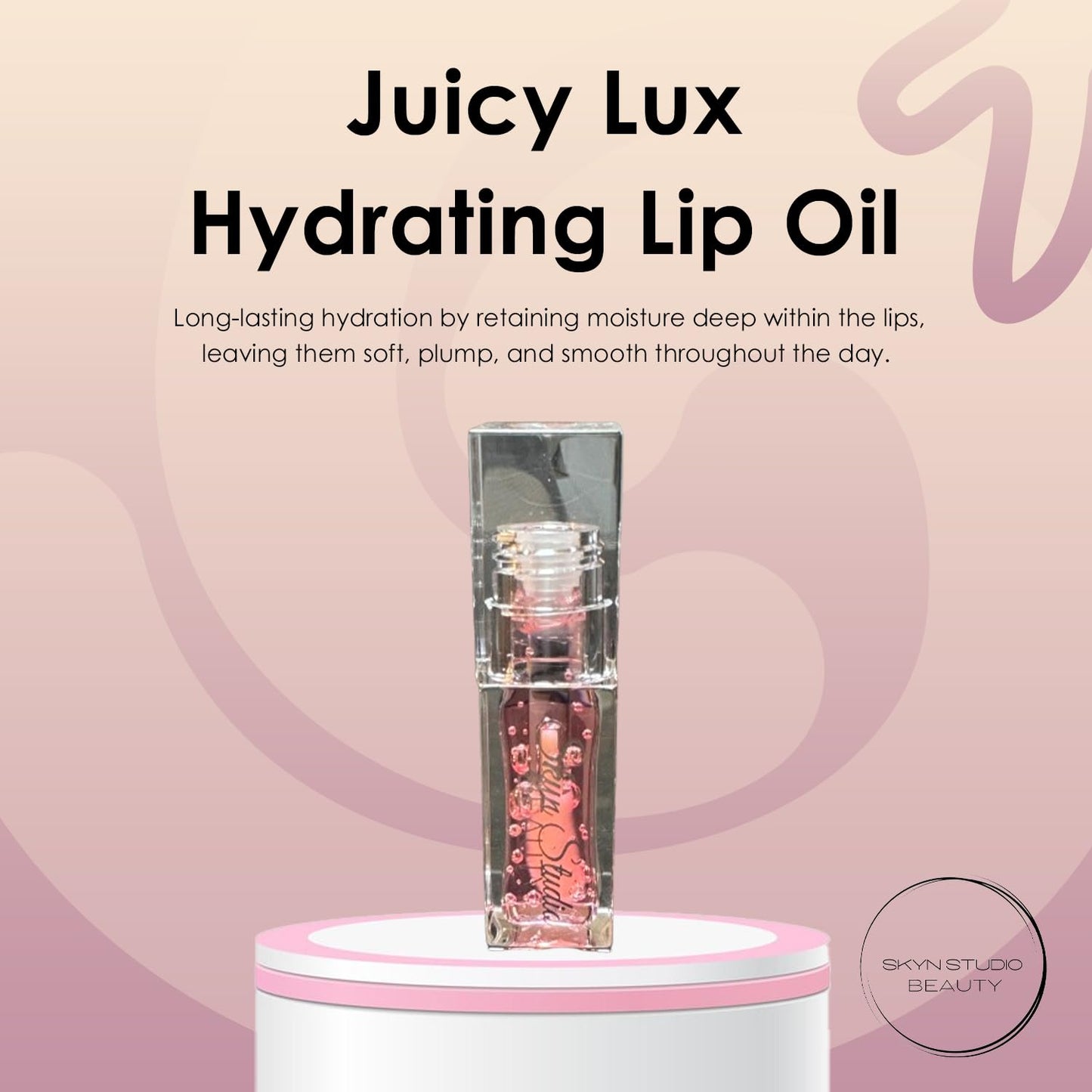 BEAUTY SPF 30 Juicy Lux Hydrating Lip Oil, Deeply Nourishing with Hyaluronic Acid, Coconut Oil, Argan Oil, Shea Butter and Vitamin E, Non-Sticky, SPF Protection Lip Care (Berry Bliss)
