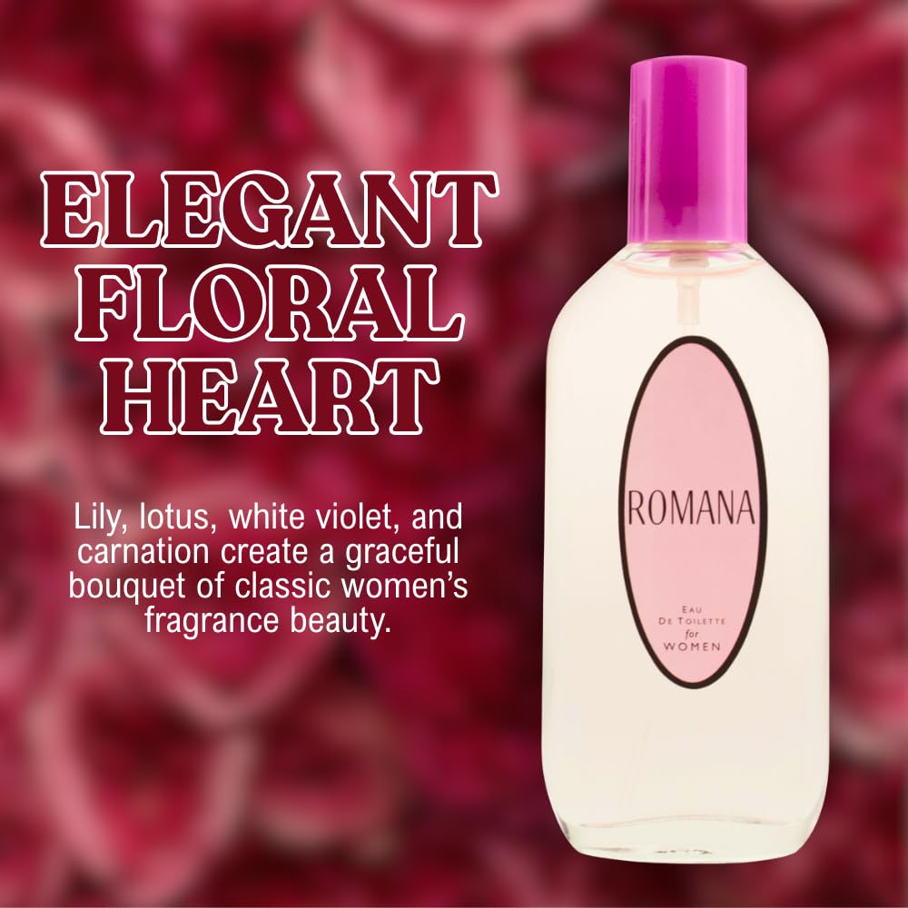 American Collection perfumes for women – INSPIRED by A WORLD RENOWED WOMEN'S PERFUME – Rose, Chamomile, Ginger, White Musk – Fresh, Floral, Elegant, Long-Lasting – Premium Womens Perfume 3.4 oz