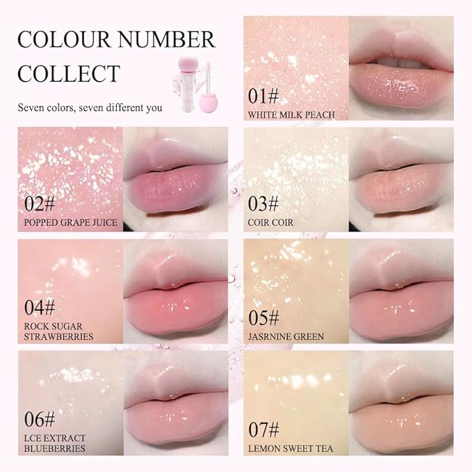 Lip Balm, Moisturizing Lip Balm For A Sheer Tint Of Color, Day or Night Lip Treatment, Vegan & Cruelty-free, 0.13 fl oz (06)