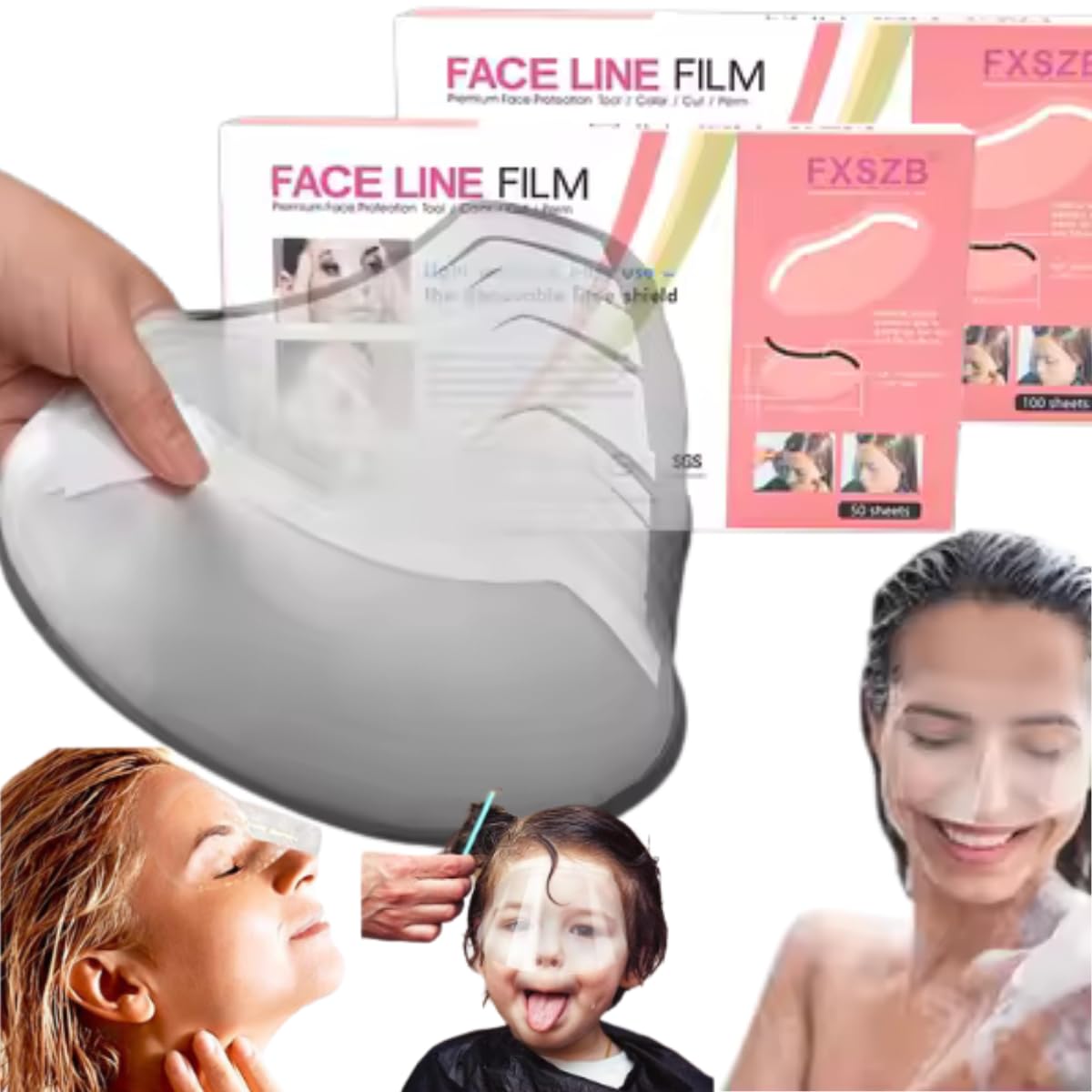 EBANKU 100 PCS Microblading Shower Visor, Upgrade Eyebrow Shower Shields Protector, Shower Goggles Face Cover Bath Visor for Adults Hair Salon Supplies and Eyes Surgery Aftercare