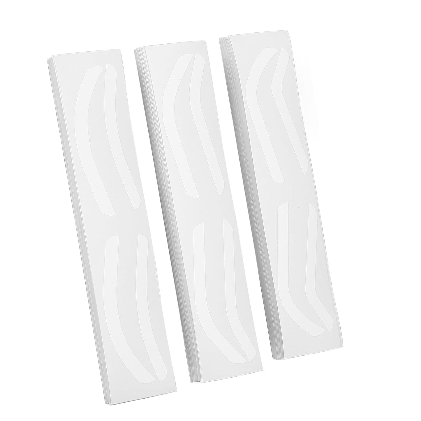 ZJchao Eyebrow Shaping Stencils, Disposable Eyebrow Stickers for Symmetrical Brow Shape, 150 Sheets (50 A, 50 B, 50 C) with Adhesive for Designer, Eyebrow Tint Template Sticker