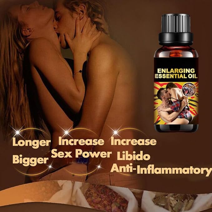 Men's Erotic Massage Essential Oil for Sex, Sexual Enhancement Erection Cream, Penisgrowth Oil Longer Thicker, Penis Energy Massage Essence Oiyl, for Care Delay Performance Boost Strength